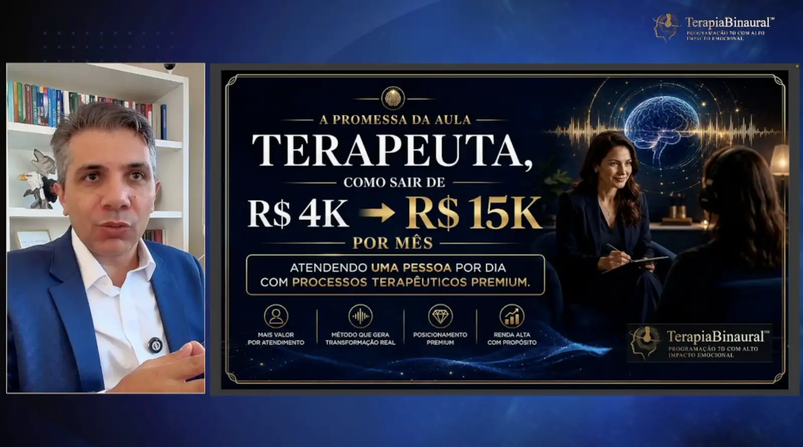 Replay | Como sair de Rk para Rk por mês atendendo uma pessoa por dia com processos terapêuticos premium